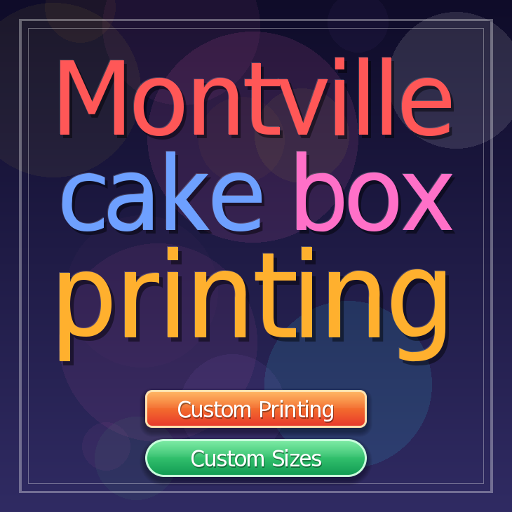 Montville cake box printing