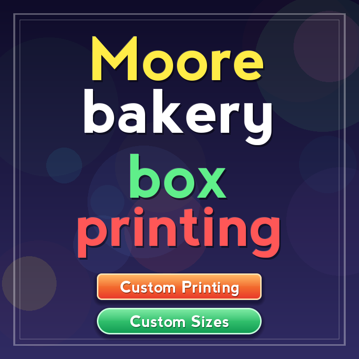 Moore bakery box printing