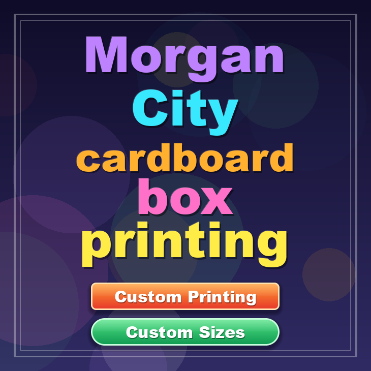 Morgan City cardboard box printing