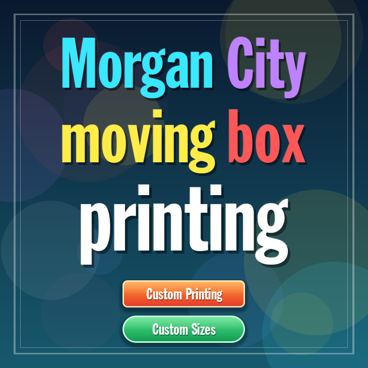 Morgan City moving box printing