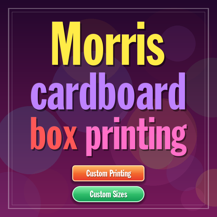 Morris cardboard box printing