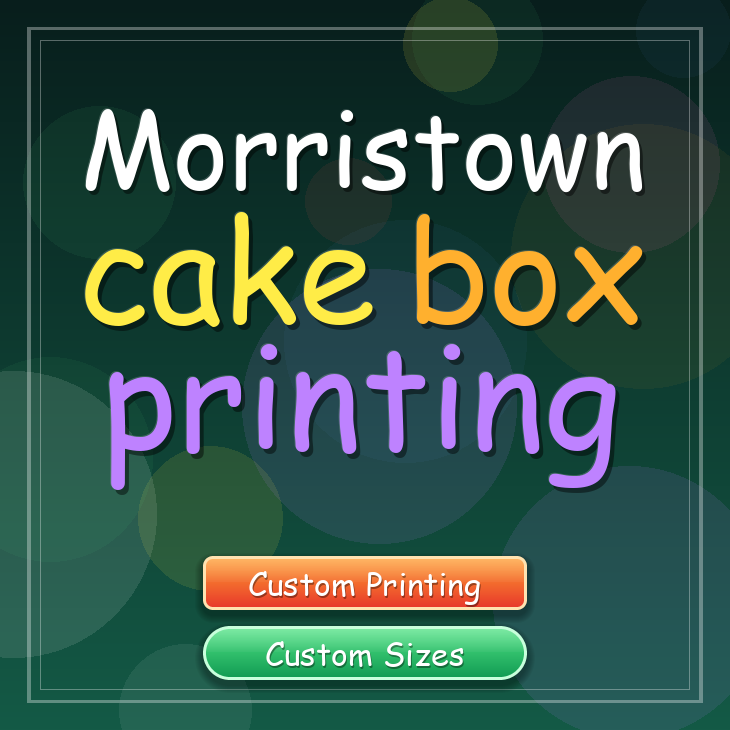 Morristown cake box printing