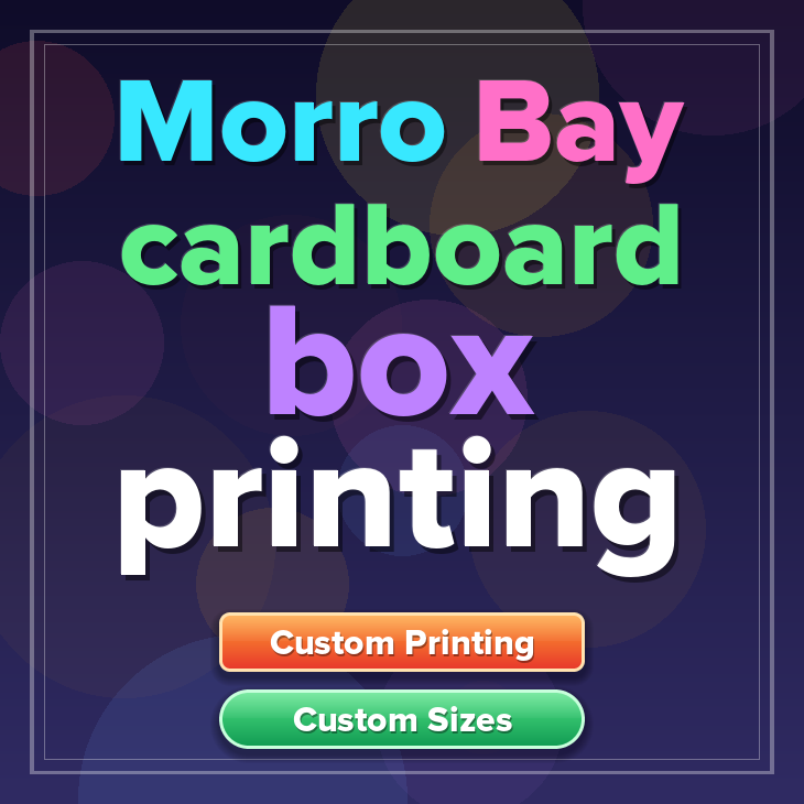 Morro Bay cardboard box printing