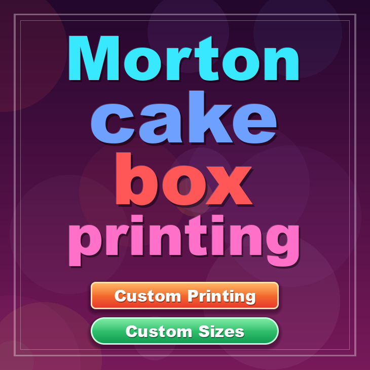 Morton cake box printing