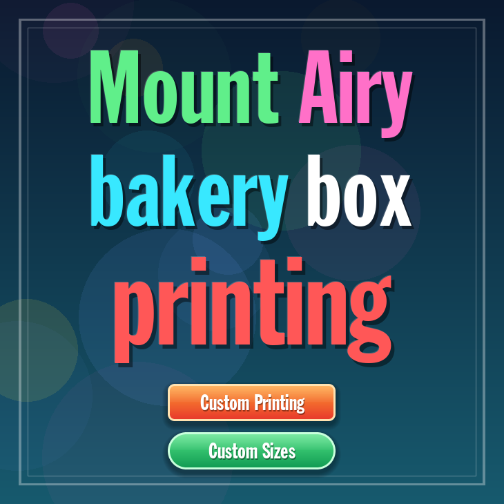 Mount Airy bakery box printing