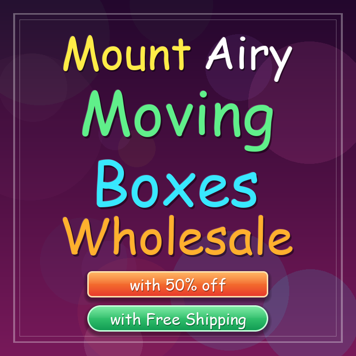 Mount Airy moving boxes