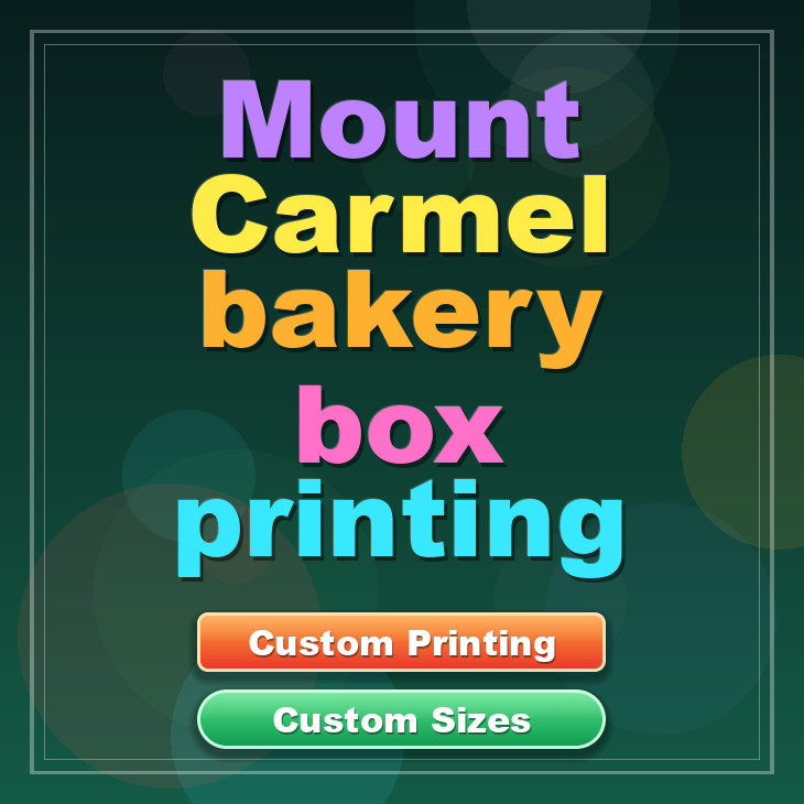 Mount Carmel bakery box printing