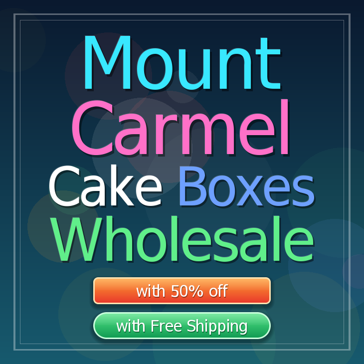Mount Carmel cake boxes