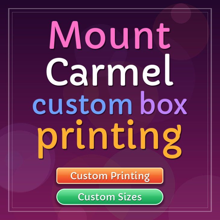 Mount Carmel custom box printing