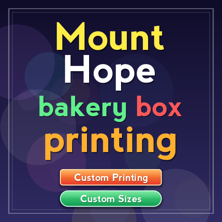 Mount Hope bakery box printing