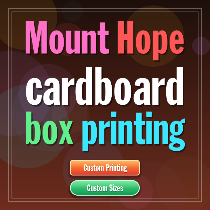 Mount Hope cardboard box printing