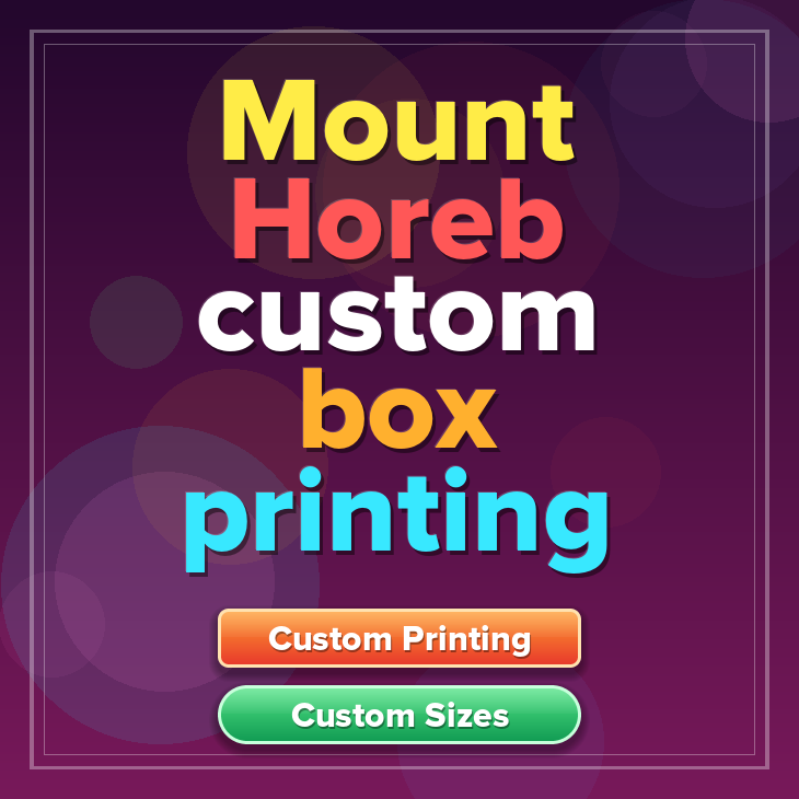 Mount Horeb custom box printing