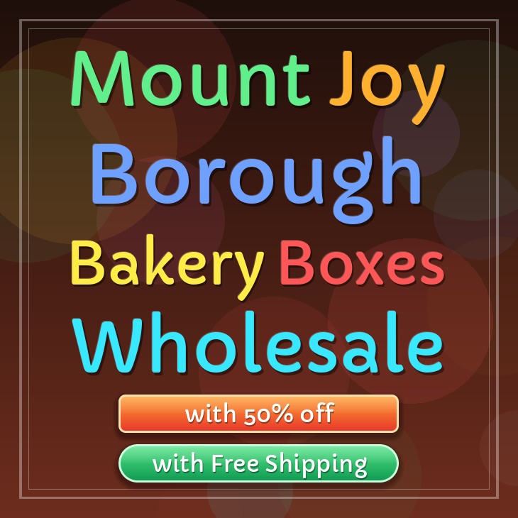 Mount Joy Borough bakery boxes