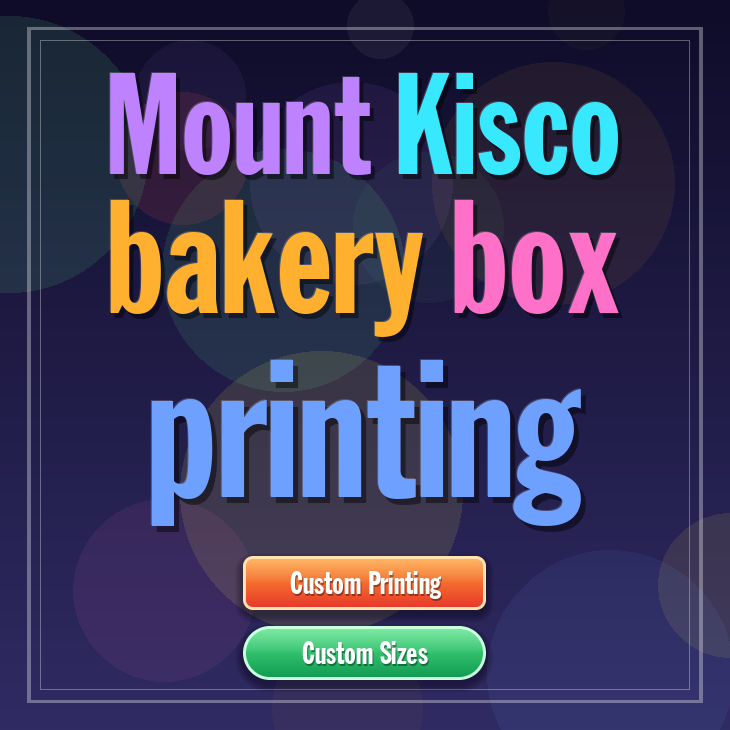 Mount Kisco bakery box printing