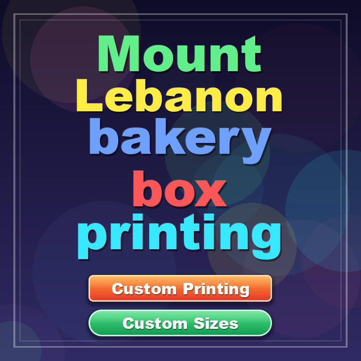Mount Lebanon bakery box printing