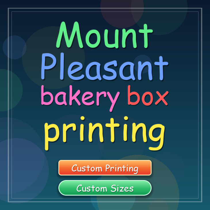 Mount Pleasant bakery box printing