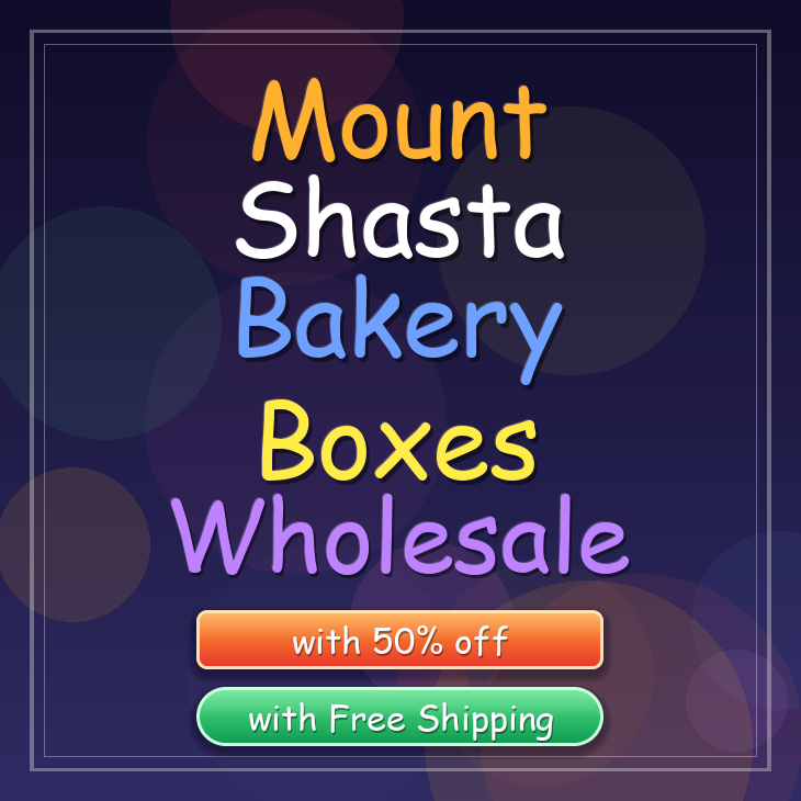 Mount Shasta bakery boxes