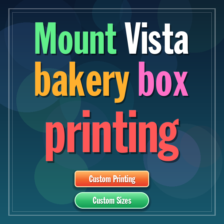 Mount Vista bakery box printing