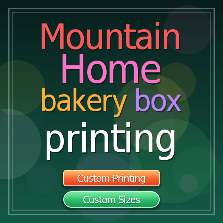 Mountain Home bakery box printing