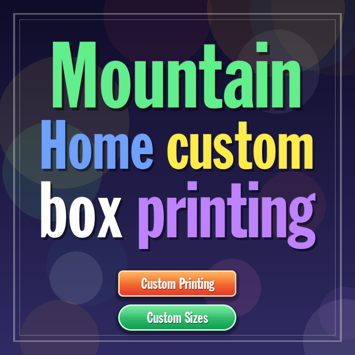 Mountain Home custom box printing