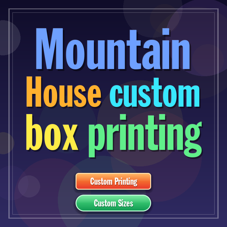 Mountain House custom box printing