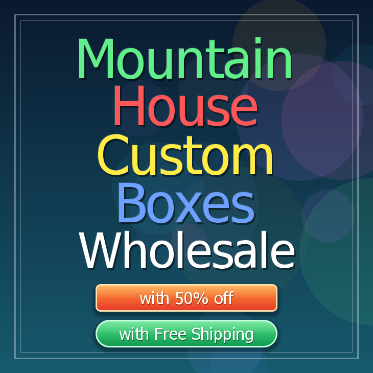 Mountain House custom boxes