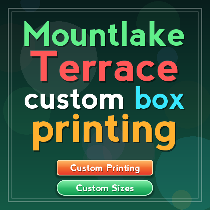 Mountlake Terrace custom box printing