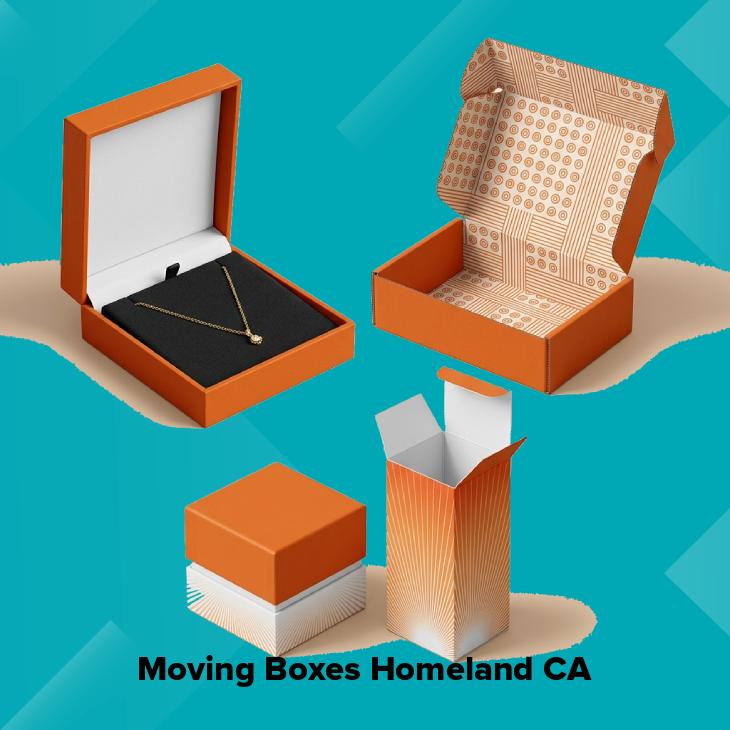 Moving boxes homeland ca