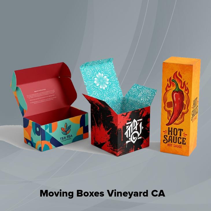 Moving boxes vineyard ca