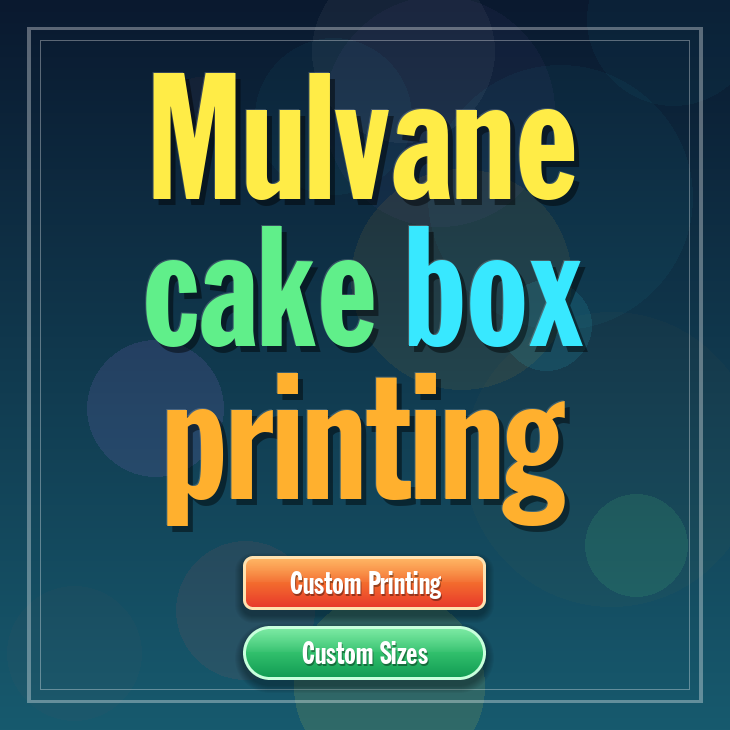 Mulvane cake box printing