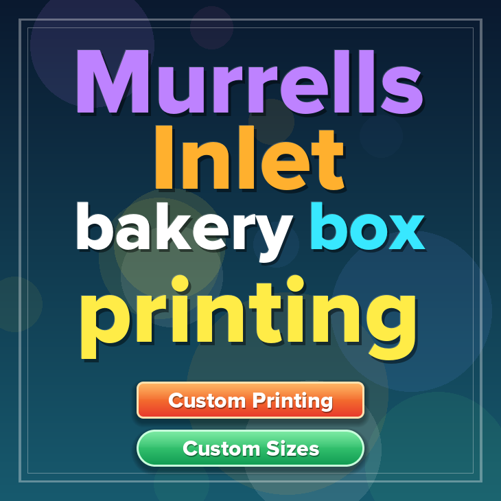 Murrells Inlet bakery box printing