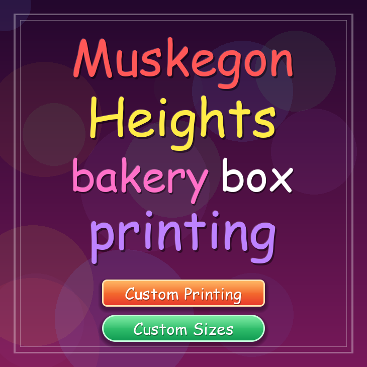 Muskegon Heights bakery box printing