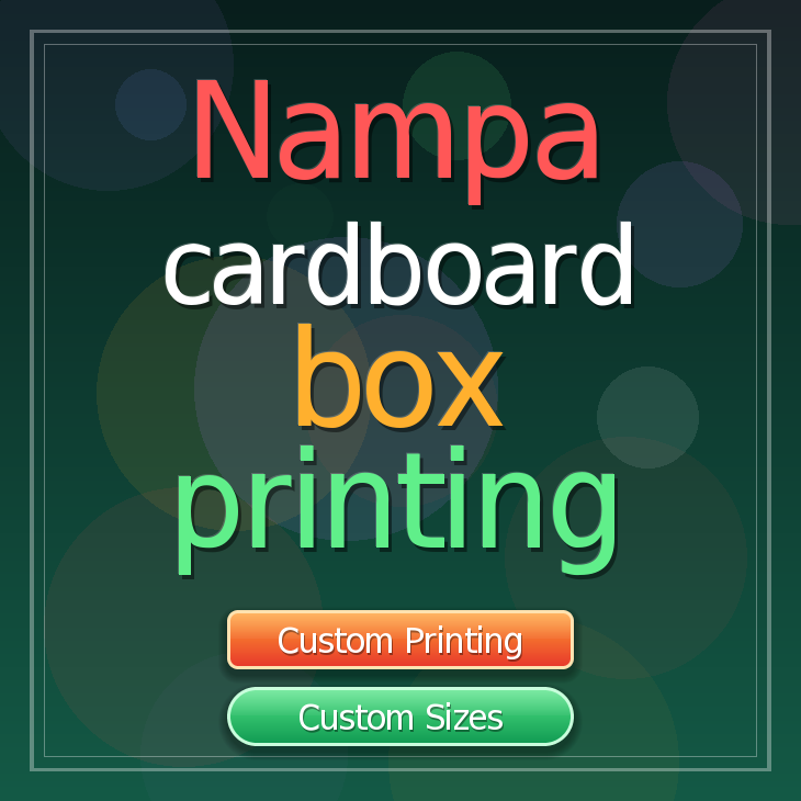Nampa cardboard box printing