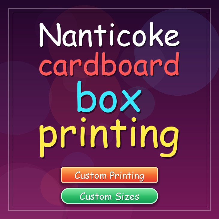 Nanticoke cardboard box printing