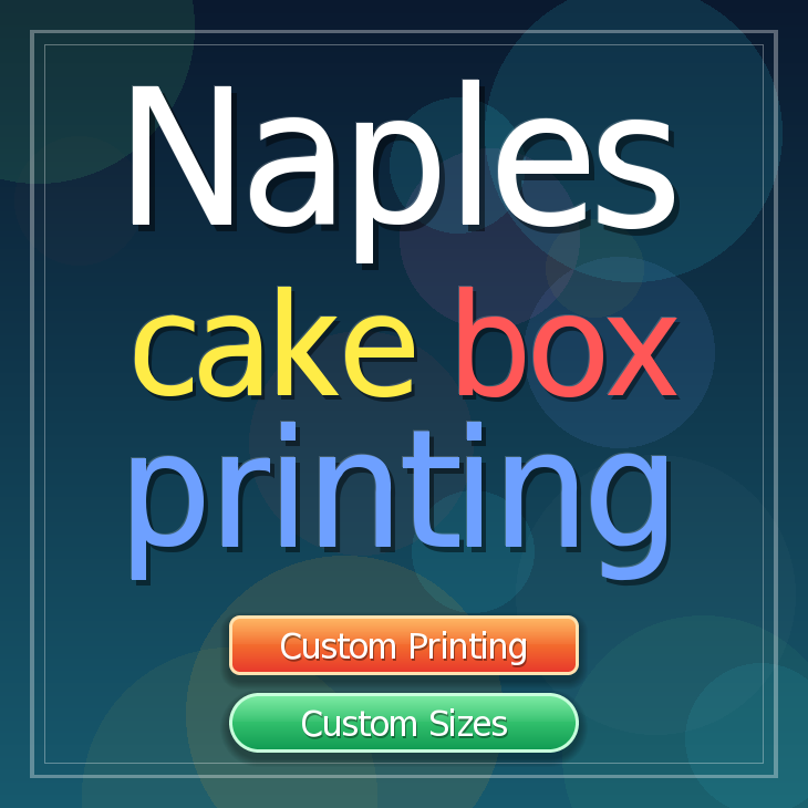 Naples cake box printing