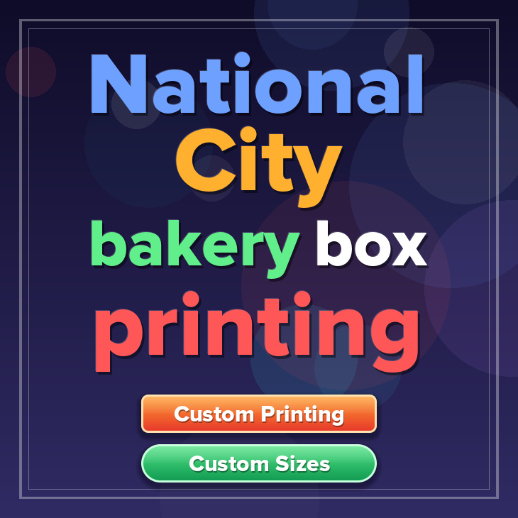 National City bakery box printing