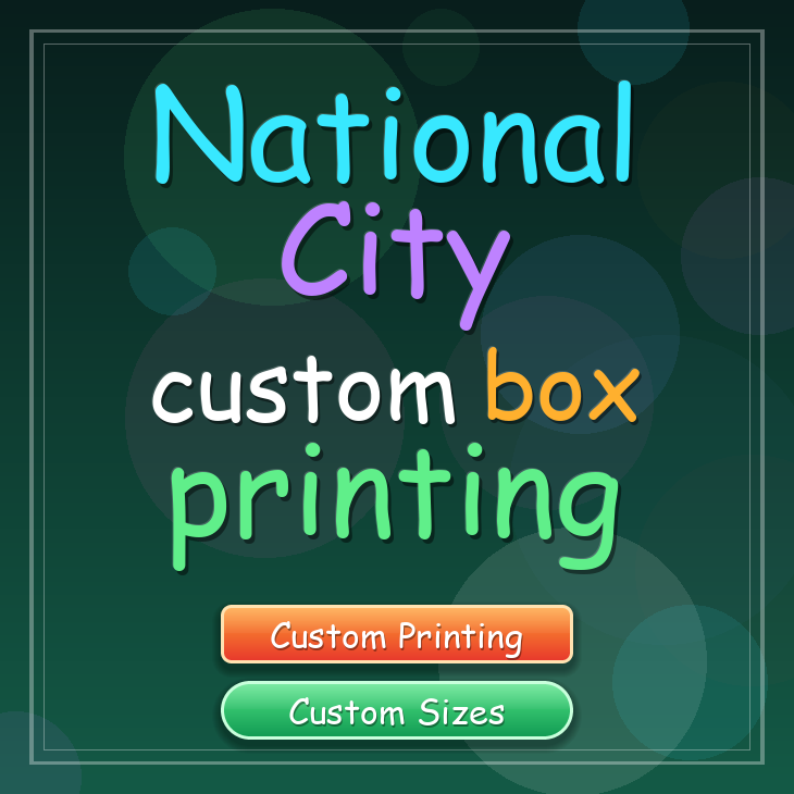 National City custom box printing