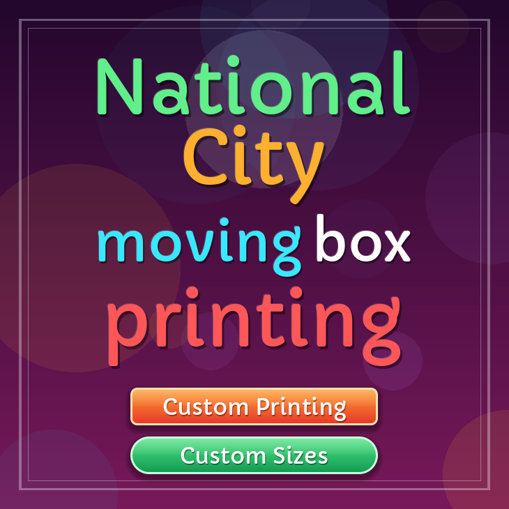 National City moving box printing