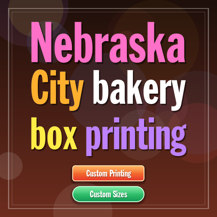 Nebraska City bakery box printing