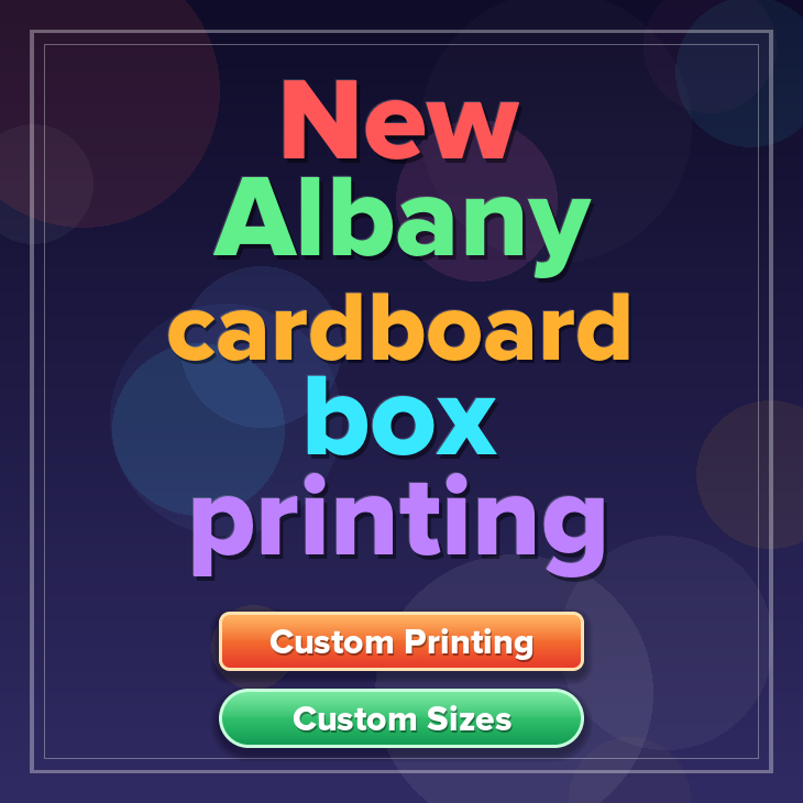 New Albany cardboard box printing