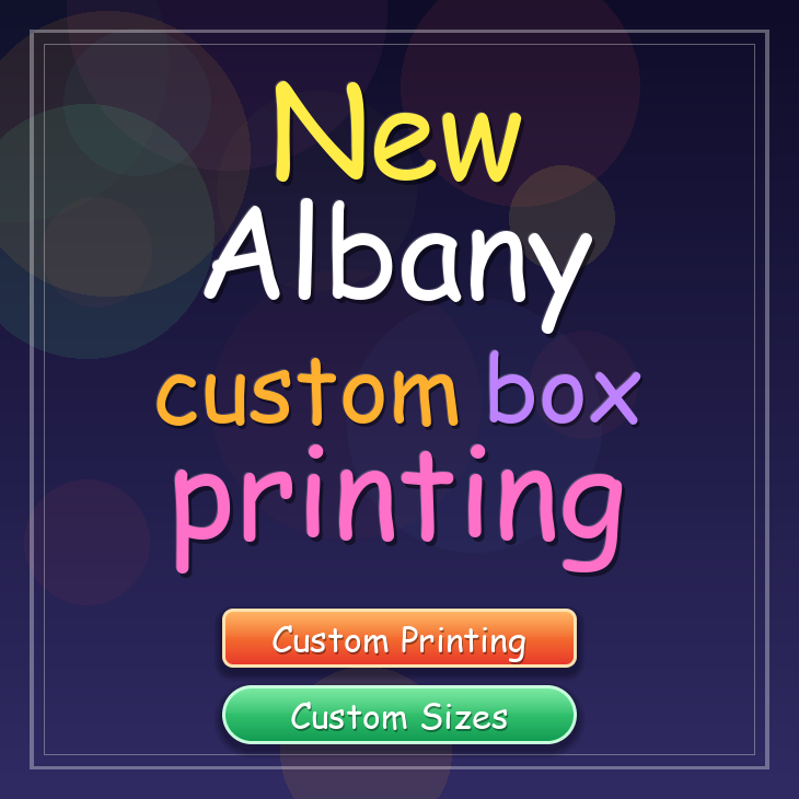 New Albany custom box printing