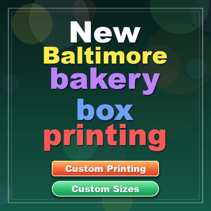 New Baltimore bakery box printing