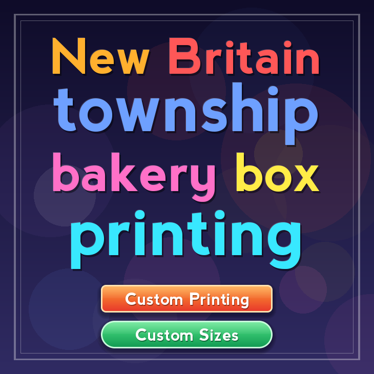 New Britain Township bakery box printing