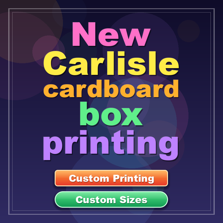 New Carlisle cardboard box printing