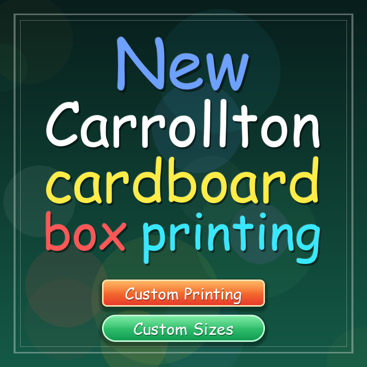 New Carrollton cardboard box printing