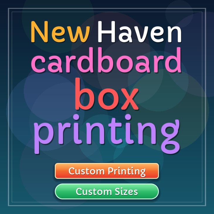 New Haven cardboard box printing