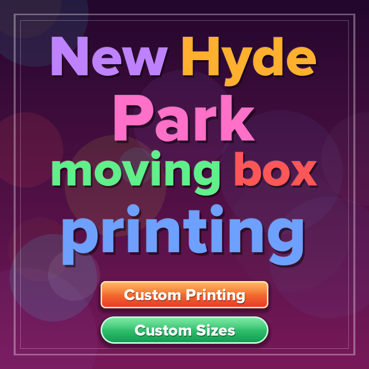 New Hyde Park moving box printing