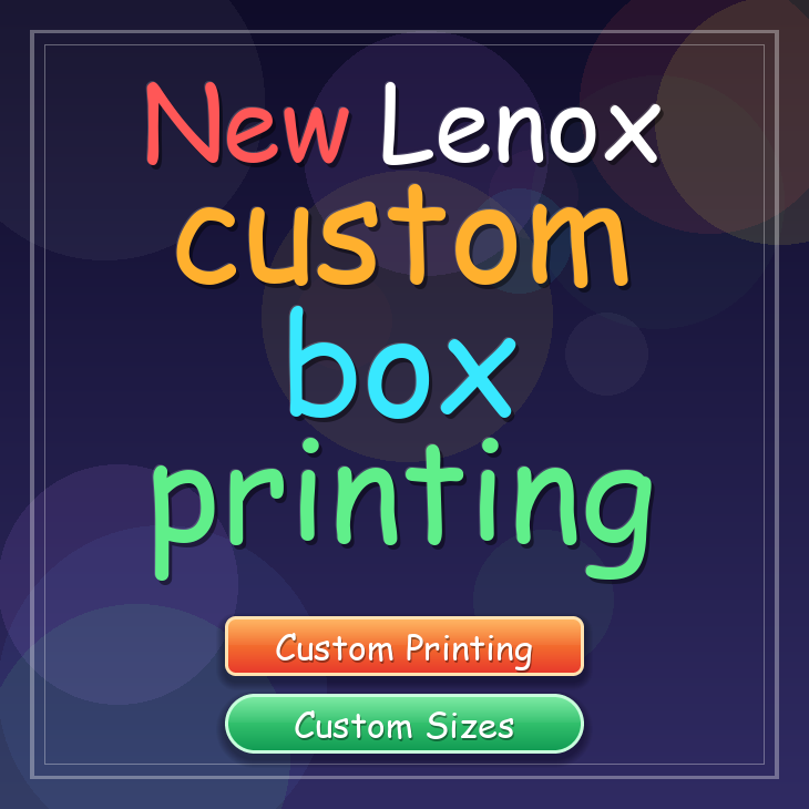 New Lenox custom box printing
