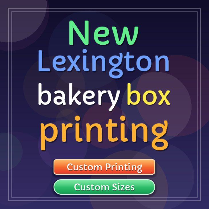 New Lexington bakery box printing