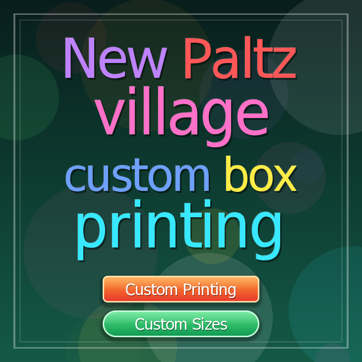 New Paltz village custom box printing